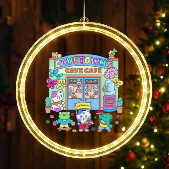 Discover Cavetown Cave Cafe LED Christmas Window Lights, Cavetown merch, Cavetown LED Christmas Window Lights, Lemon Boy