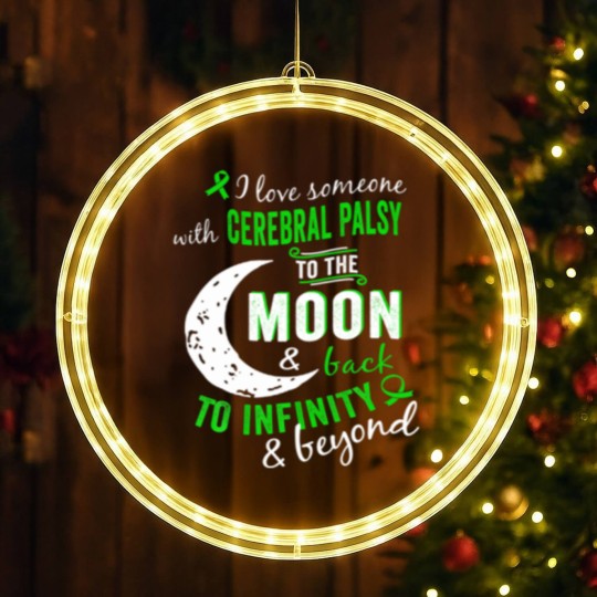 Discover Cerebral Palsy - Cerebral Palsy Awareness LED Christmas Window Lights