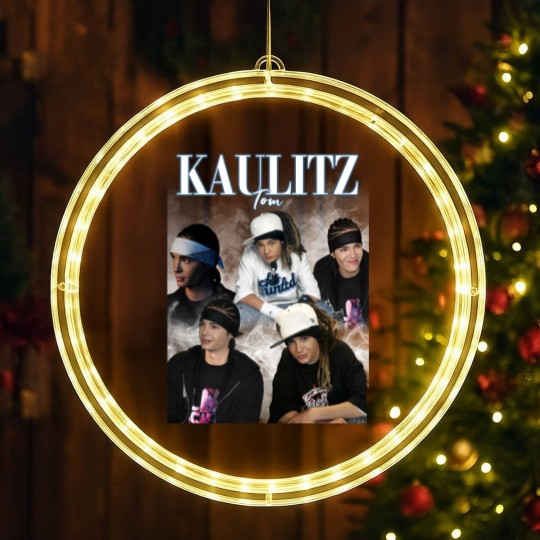 Discover Tokio Hotel Tom Kaulitz LED Christmas Window Lights, Tom Kaulitz Vintage LED Christmas Window Lights