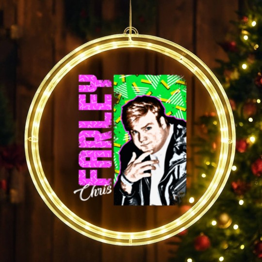 Discover Chris Farley Nostalgia Graphic LED Christmas Window Lights