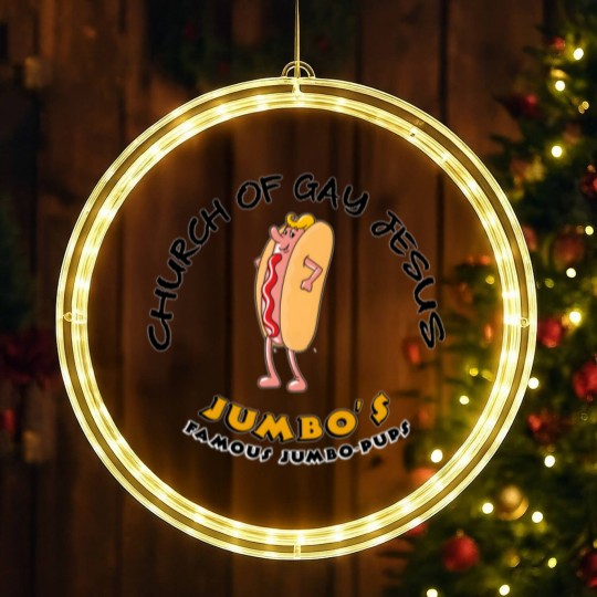 Discover Church Of Gay Jesus Shameless LED Christmas Window Lights