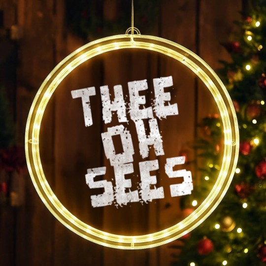 Discover Thee Oh Sees  Merch  Thee Oh Sees  Merch LED Christmas Window Lights