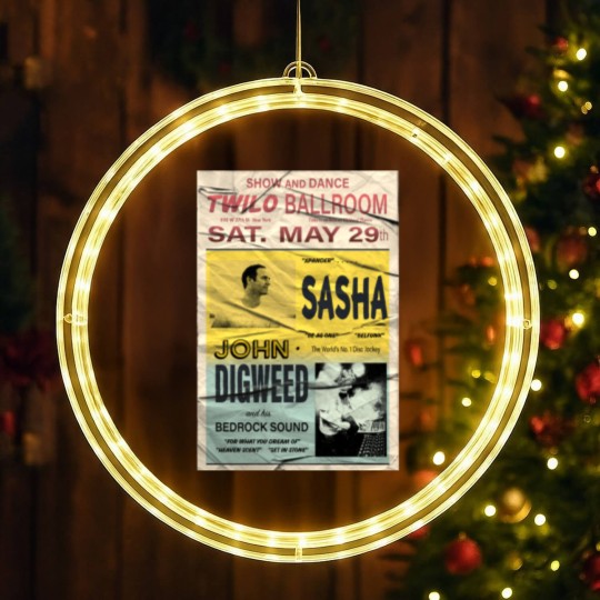 Discover Sasha and John Digweed Twilo Retro LED Christmas Window Lights