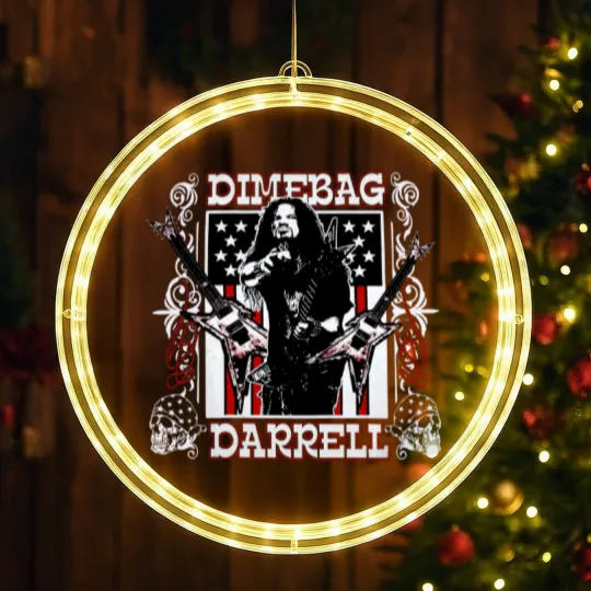 Discover Dimebag Darrell Mayhem Skull Band LED Christmas Window Lights