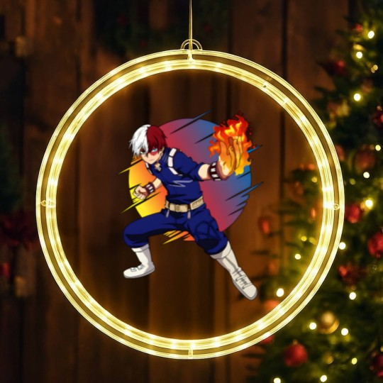 Discover Boku no hero academia - Shoto Todoroki - Shoto Todoroki - LED Christmas Window Lights