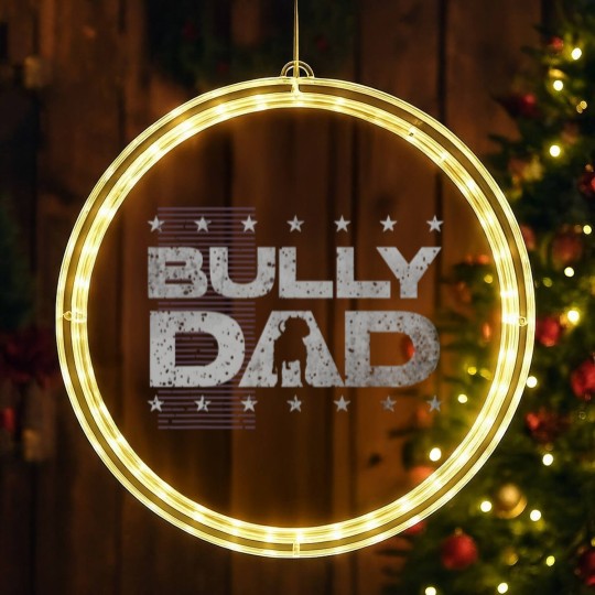 Discover Bully dog lover or american bulldog or American Bully LED Christmas Window Lights