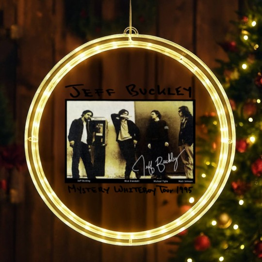Discover Jeff Buckley Mystery White Boy Tour 1995 Music Tour LED Christmas Window Lights