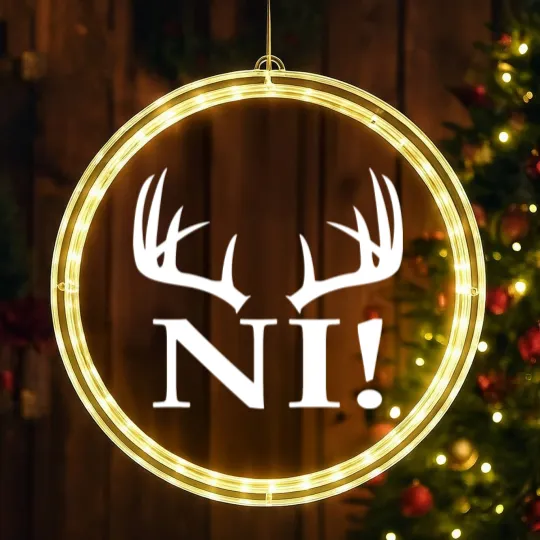 Discover Monty Python - Ni! LED Christmas Window Lights