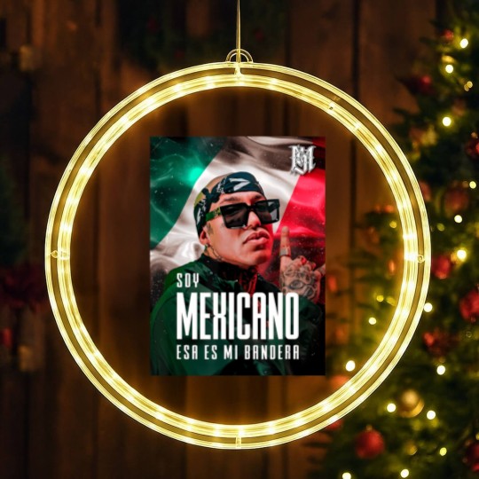 Discover playera lefty sm mexican soy mexicano esa es mi bandera t LED Christmas Window Lights