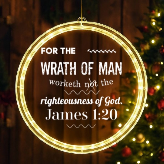Discover For the wrath of man... LED Christmas Window Lights