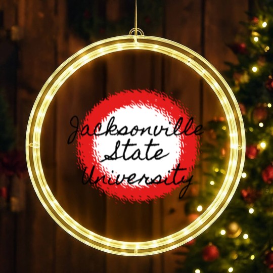 Discover Jacksonville State University   Jacksonville State University LED Christmas Window Lights