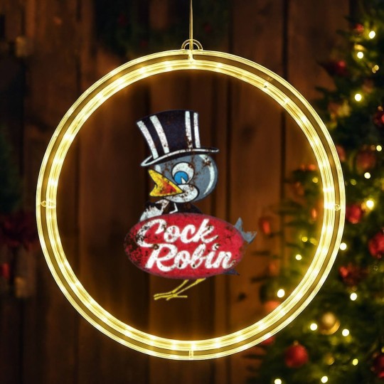 Discover Cock Robin LED Christmas Window Lights