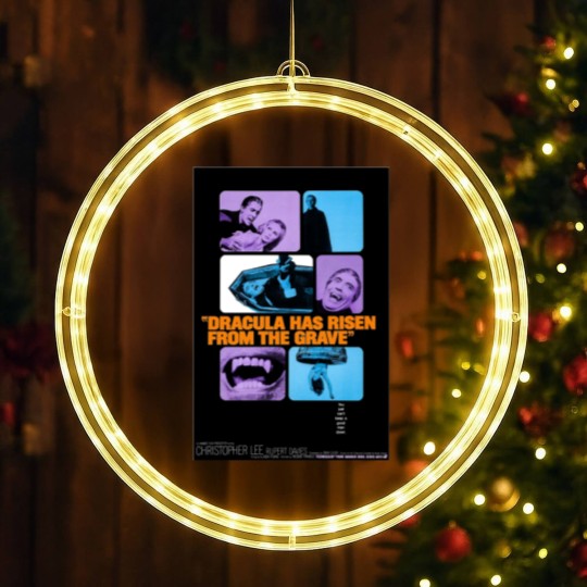 Discover Dracula Has Risen from the Grave 1969 LED Christmas Window Lights