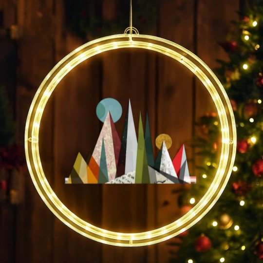Discover Young the Giant LED Christmas Window Lights
