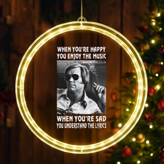 Discover George Jones Retro George LED Christmas Window Lights