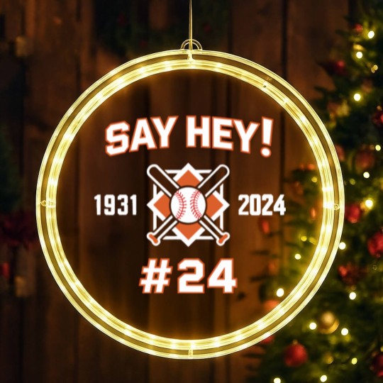 Discover Willie-Mays - Willie Mays - LED Christmas Window Lights