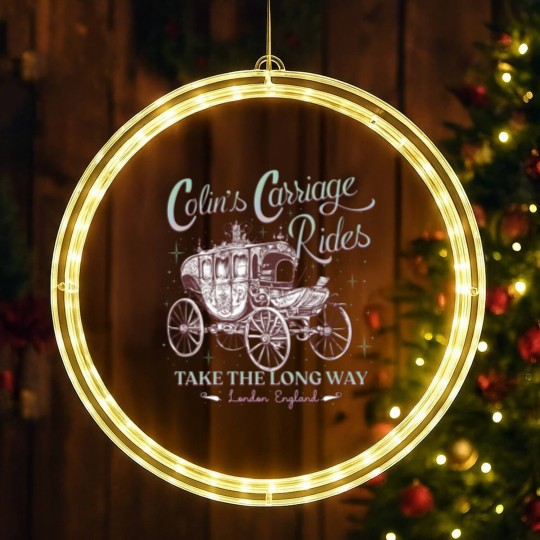 Discover Colins Carriage Rides LED Christmas Window Lights, Bridgerton Inspired LED Christmas Window Lights, Long Way Home