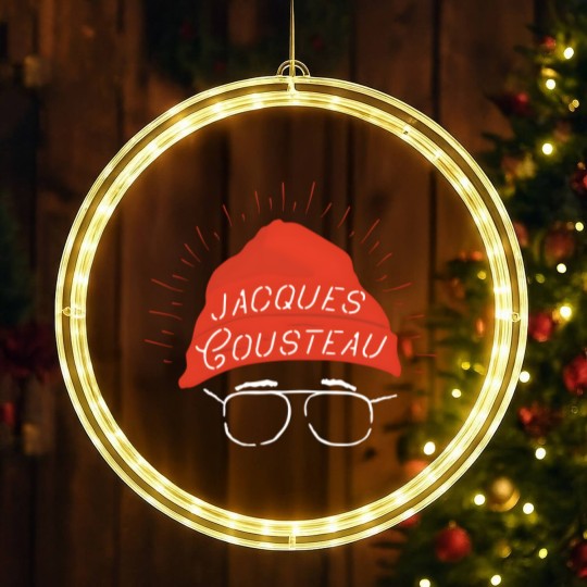 Discover Jacques Cousteau LED Christmas Window Lights