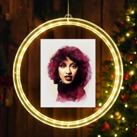 Discover Phyllis Hyman Music Star223 Sticker Active LED Christmas Window Lights