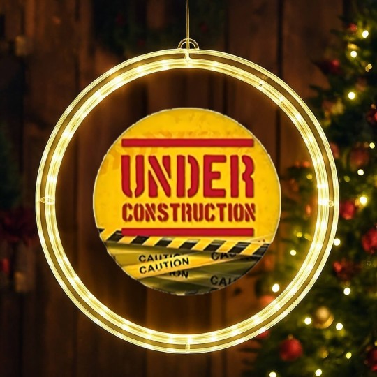 Discover under construction LED Christmas Window Lights