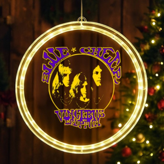 Discover Blue Cheer Cream Band LED Christmas Window Lights