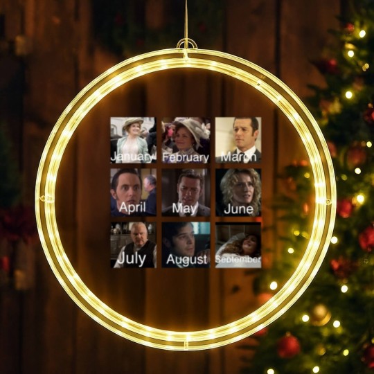 Discover murdoch mysteries retro LED Christmas Window Lights