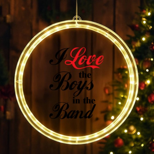 Discover I Love the Boys in the Band LED Christmas Window Lights