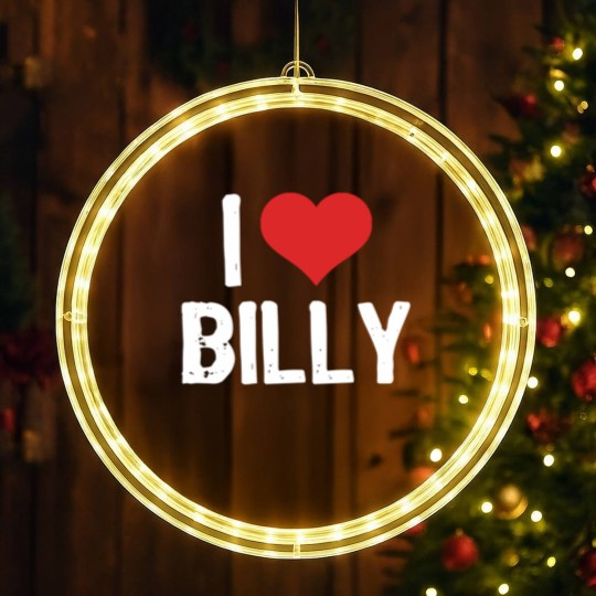 Discover I Love Billy  3 LED Christmas Window Lights