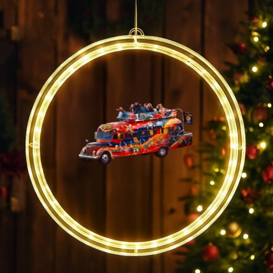 Discover Furthur Bus LED Christmas Window Lights