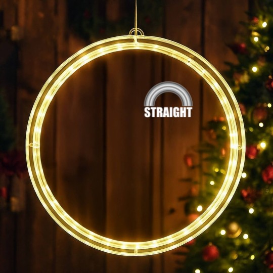 Discover Straight Pride Rainbow LED Christmas Window Lights