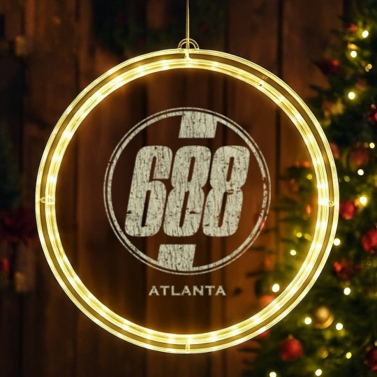 Discover 688 Club Atlanta 1980 LED Christmas Window Lights