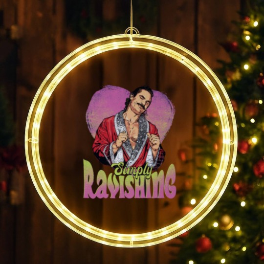 Discover Rick Rude Simply Ravishing Heart LED Christmas Window Lights