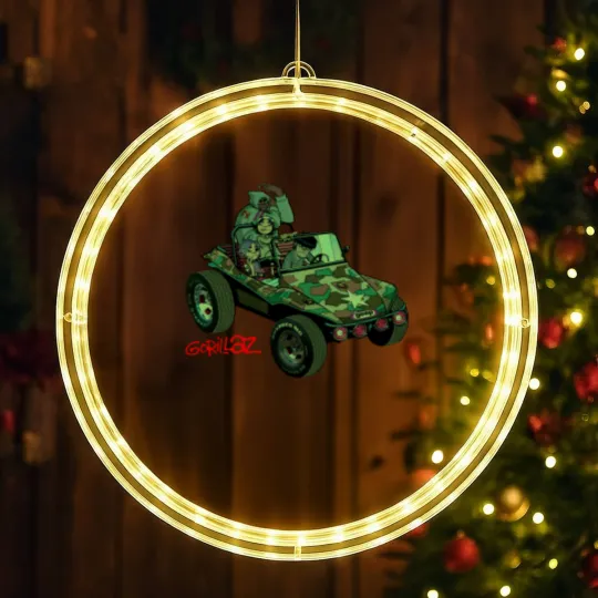 Discover 11. of the legend gorillaz gorillaz gorillaz of Dayak house Mask LED Christmas Window Lights