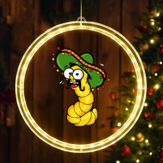 Discover Tequila Worm LED Christmas Window Lights