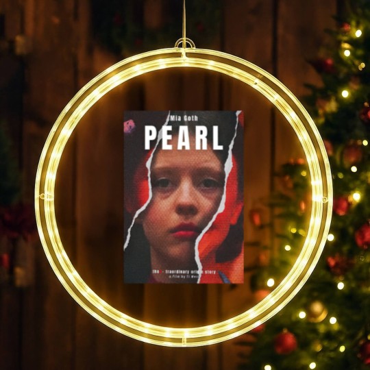 Discover Pearl Movie Unisex LED Christmas Window Lights, Mia Goth