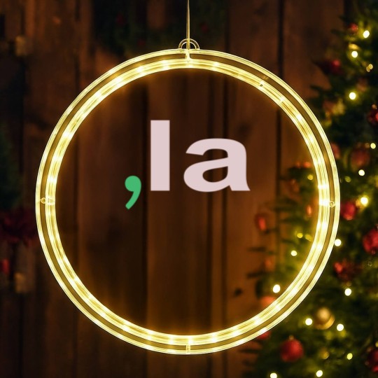 Discover Kamala Harris Sorority Colors LED Christmas Window Lights | Comma La | Kamala