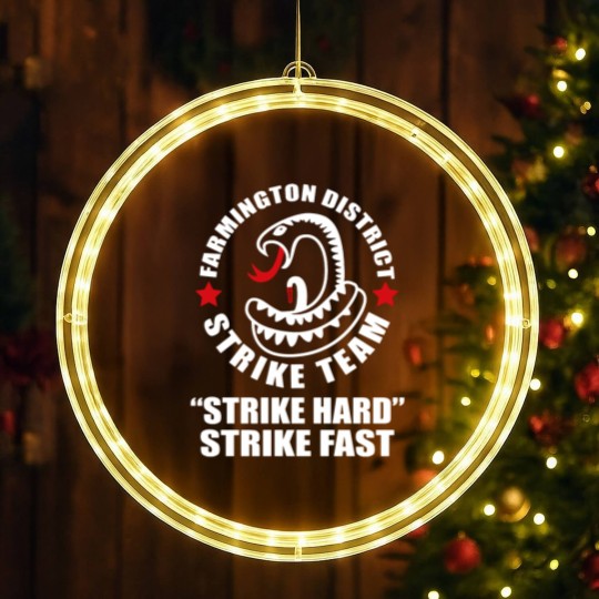 Discover Strike - farmington district strike team LED Christmas Window Lights