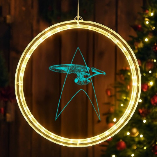 Discover NCC 1701 LED Christmas Window Lights