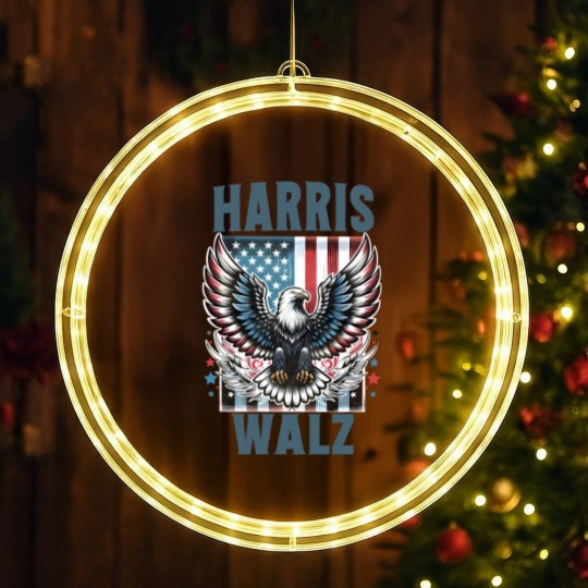 Discover Harris Walz LED Christmas Window Lights, Kamala Harris Walz 2024 LED Christmas Window Lights, Madam President LED Christmas Window Lights