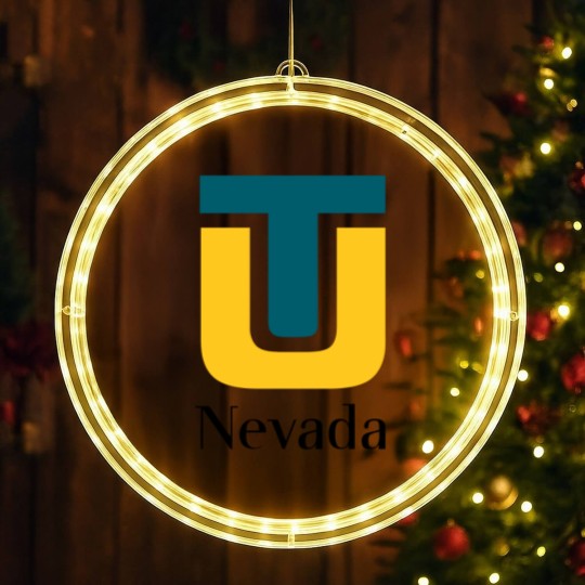 Discover Touro University Nevada Studies Logo LED Christmas Window Lights
