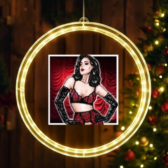 Discover Celebrating the icons - Dita Von Teese (red version) LED Christmas Window Lights