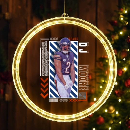 Discover Dj Moore Paper Poster Version 10 LED Christmas Window Lights