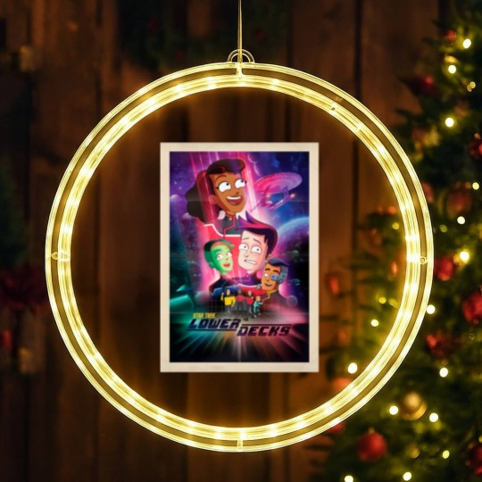 Discover Lower Decks Ensign Group Galactic Poster LED Christmas Window Lights