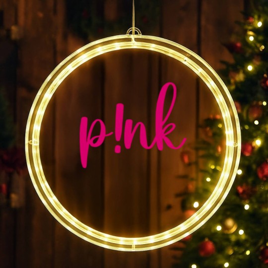 Discover P!nk P nk Pink LED Christmas Window Lights