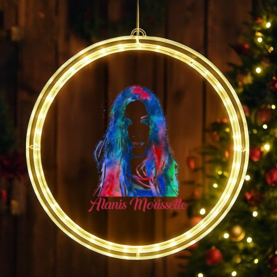 Discover You Live You Learn Alanis Morissette LED Christmas Window Lights, Triple Moon Tour 2024