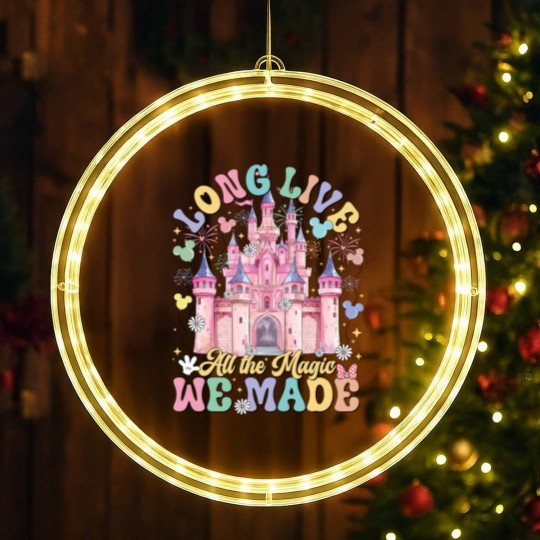 Discover Long Live All The Magic We Made LED Christmas Window Lights, Vintage Long Live All The Magic We Made