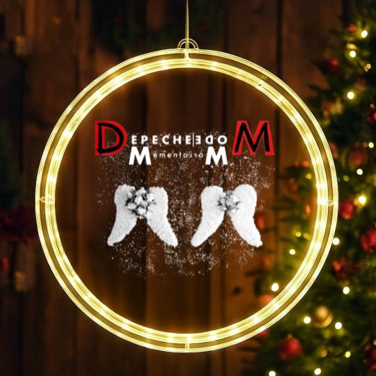 Discover Depeche Mode Memento Mori Album LED Christmas Window Lights, Depeche Mode 2023 Tour, Depeche Mode Merch LED Christmas Window Lights, Depeche Mode Rock Band LED Christmas Window Lights