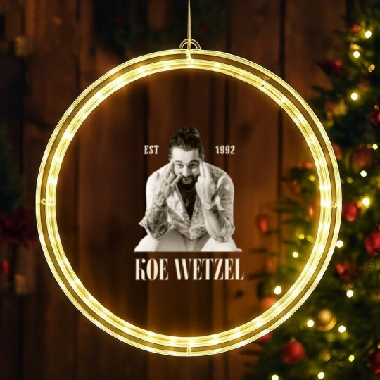 Discover Koe Country Music LED Christmas Window Lights, Wetzel LED Christmas Window Lights, Country Music 2024 Koe Concert LED Christmas Window Lights