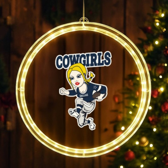 Discover Dallas Cowgirls LED Christmas Window Lights LED Christmas Window Lights