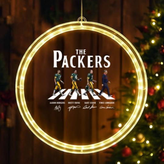 Discover The Packers Abbey Road Signature LED Christmas Window Lights